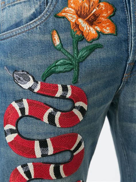 gucci snake embroidery